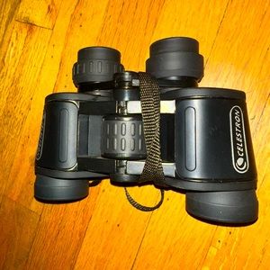 Celestron UpClose G2 7x35 Porro Binoculars Wide-Angle Multi-Coated Optics & Case